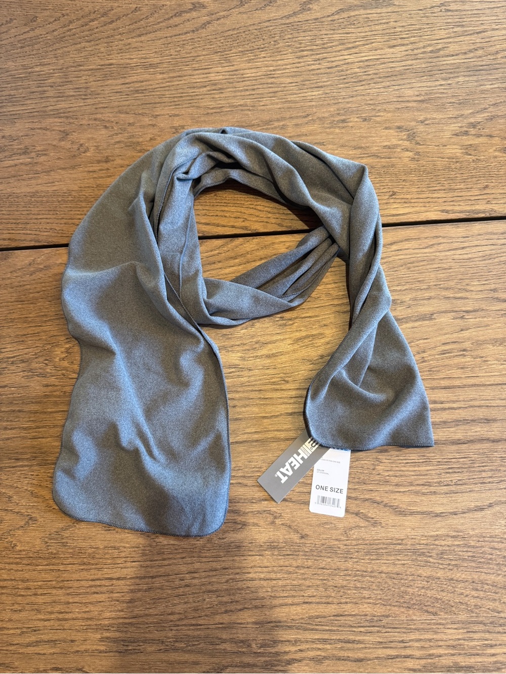 Gray Athletic Scarf